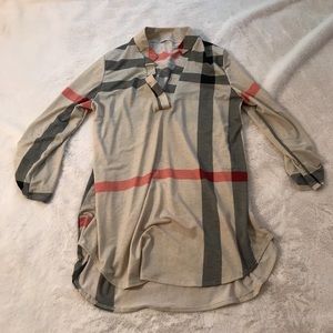 Pink Lily Boutique- Plaid Tunic